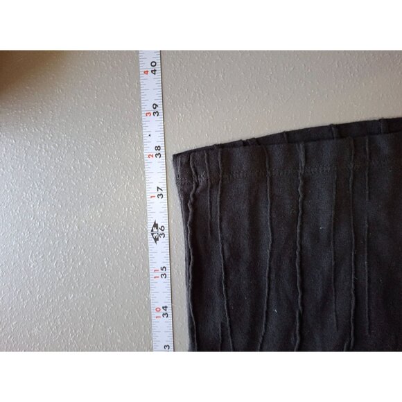 Habits Elastic Waist Textured Wide Leg Pants Womens Small Black - Picture 10 of 10